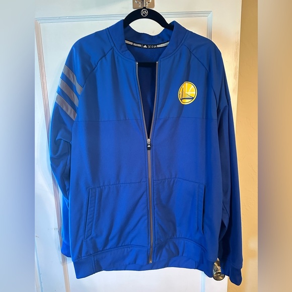 Golden state warriors adidas zip up jacket - Picture 1 of 6